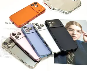 Electroplated Crystal Phone Case, Large Window Camera Protection, Glossy Luxury Shockproof Cover, Only Compatible with iPhone 11-17 Series