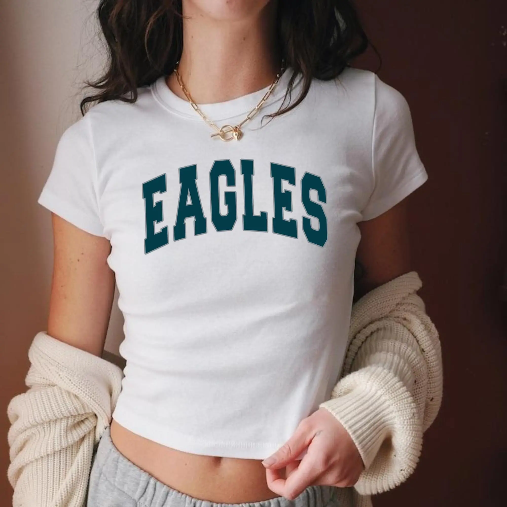 Philadelphia Football Baby Tee, Eagle Baby Tee, Sundays are for the Birds Crewneck, Bird Gang Football Varsity.