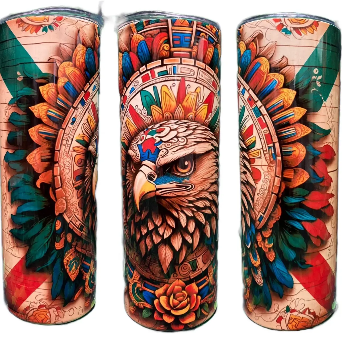 Aztec Eagle tumbler