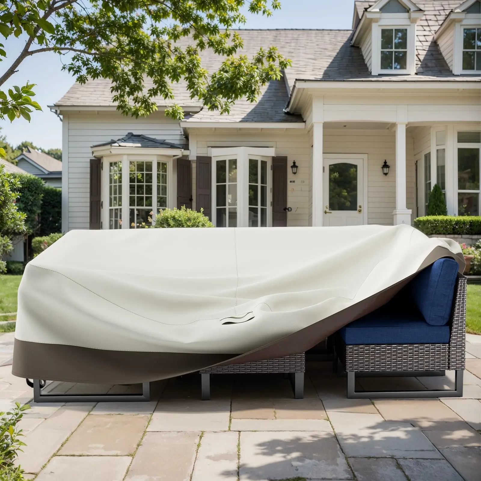 Belord Patio Furniture Covers - Heavy Duty 600D Outdoor Furniture Covers, Waterproof for Most 5 Peice Patio Furniture Set, Sectional Sofa and Dining Set