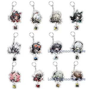 Anime Zenless Zone Zero Ellen Joe Hoshimi Miyabi Nicole Demara Nekomiya Mana Alexandrina Sebastiane Von Lycaon Acrylic Keychain