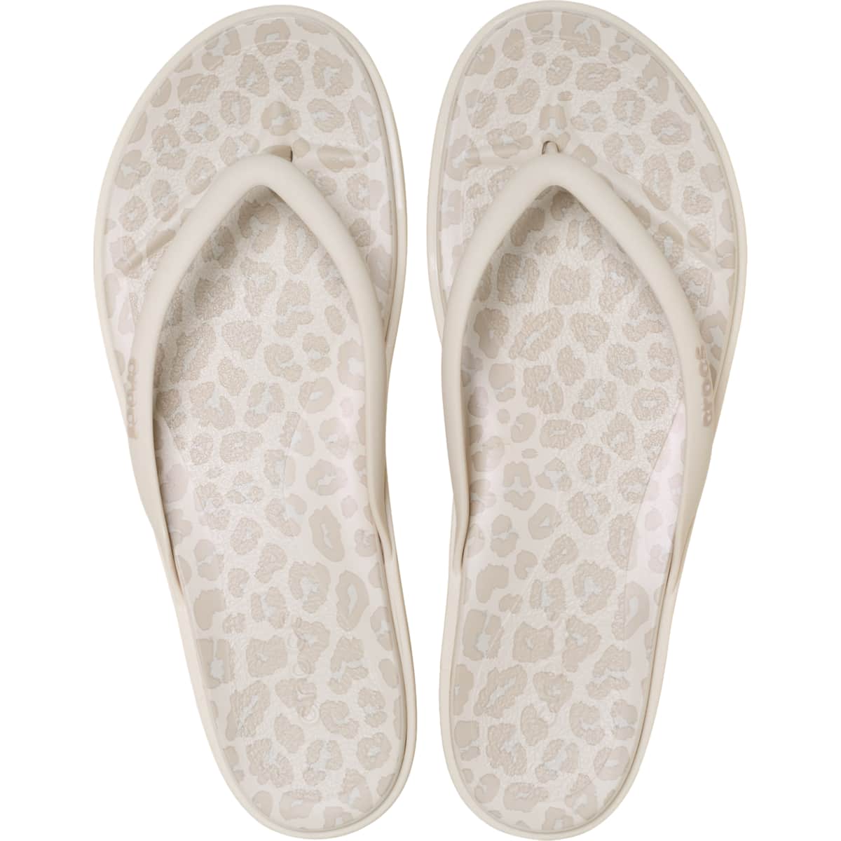 Crocs Women's Miami Round Toe Flip Flops, Summer Sandals - Floral and Animal Prints