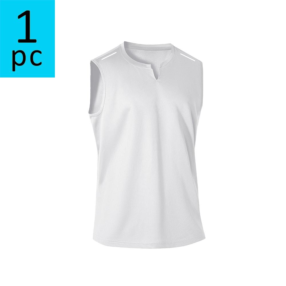 1 piece men’s quick-dry sports tank top for summer; lightweight, breathable sleeveless vest; solid color fitness training running tank top for men; available in multiple colors; suitable for everyday casual wear.