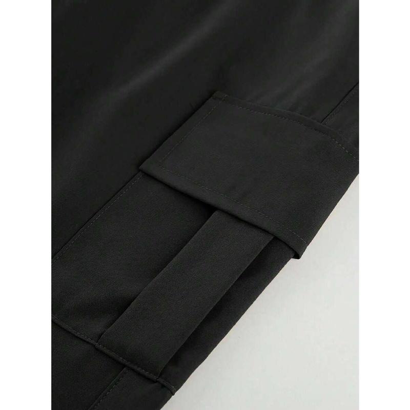 Girl Teen Casual Pocket Loose Straight Cargo Pants Sports Exercise Street Fashion Outdoor Spring Summer Autumn Winter Size 8-16 Years GK2083