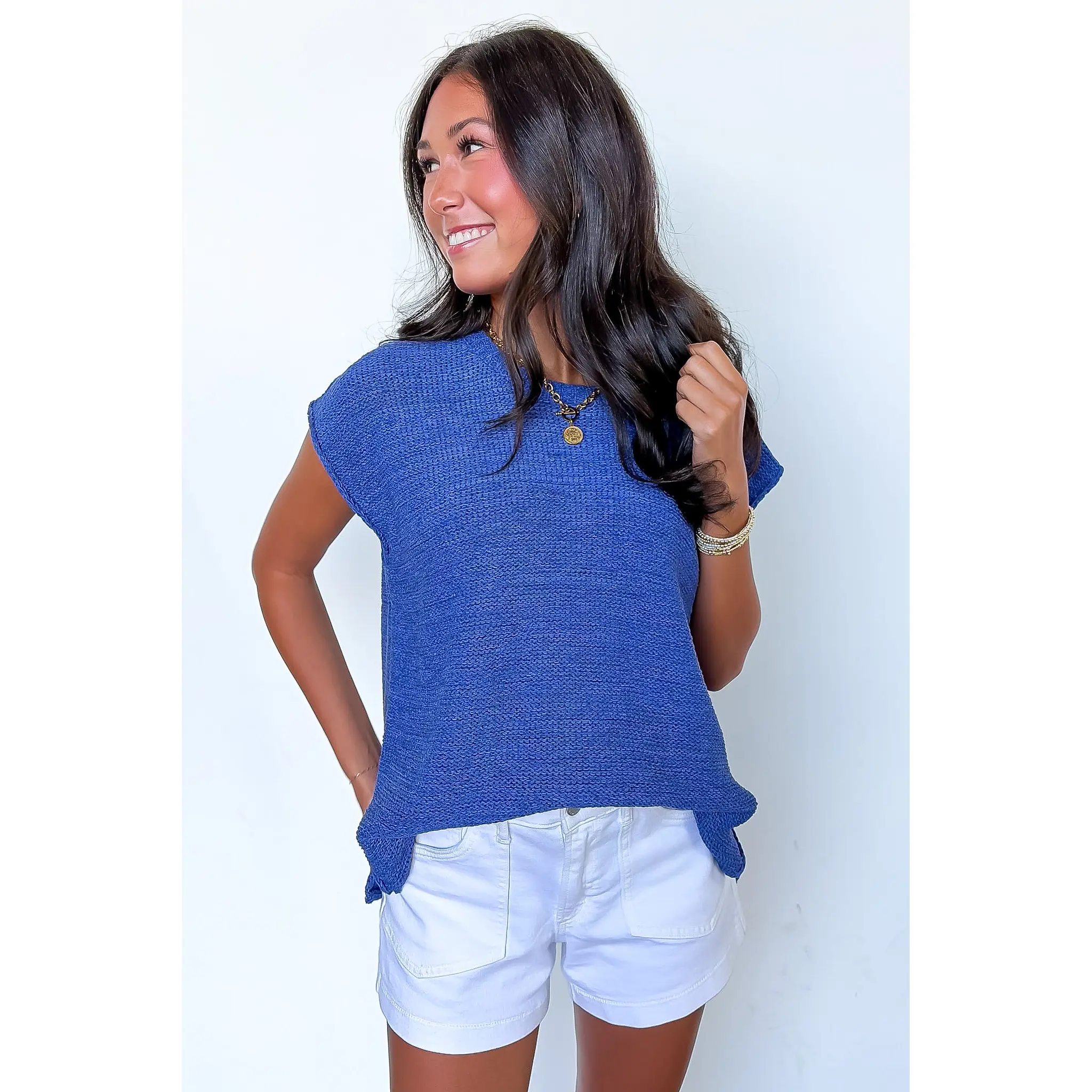 Luxe Appeal Relaxed Crew Neck Knit Top - BACK IN STOCK