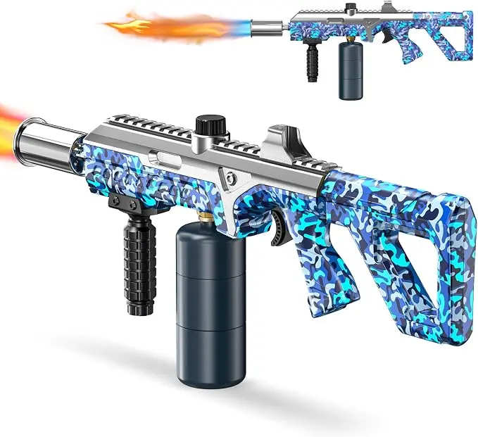 Propane Flame Torch, Adjustable Flame Blow Torch for Outdoor Fire Starting, Steak Searing, BBQ & Home Cooking, Ideal Gift for Outdoor Enthusiasts (Propane Tank Not Included)