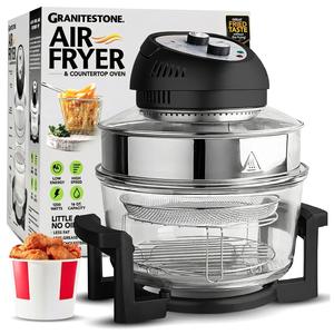 Granitestone 16 Quart Extra Large Air Fryer - Oil-Less Crispy Cooking for Healthier Meals