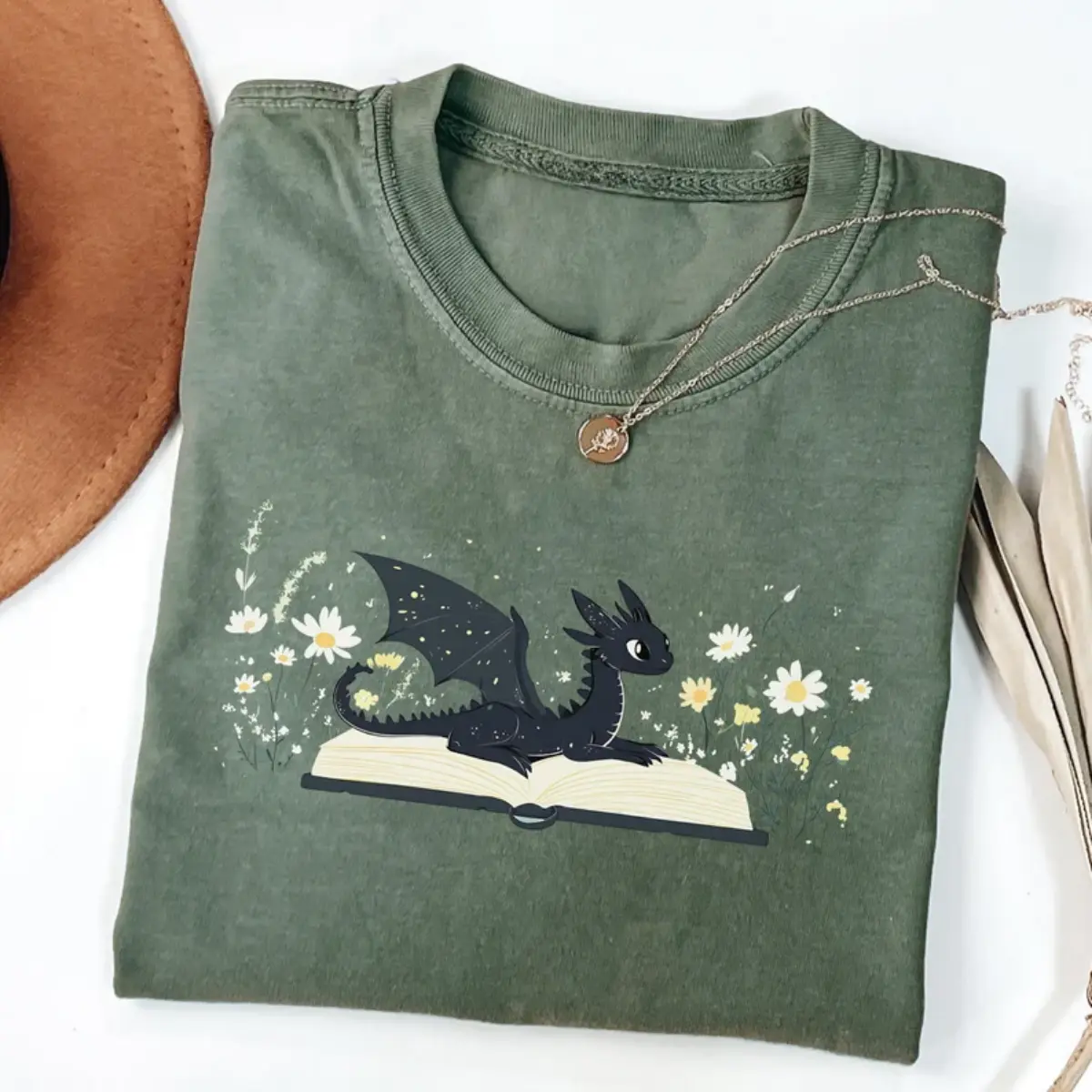 Dragon Book TShirt, Fantasy Shirt, Bookworm Shirt, bookish TShirt, book club Shirt, Book Lover, Book Tee Cotton Fit