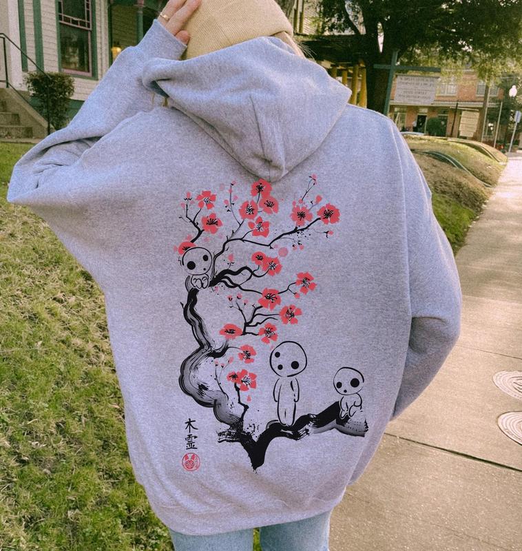 Princess Mononoke Kodama Tree Shirt, Sweatshirt, Hoodie | Mononoke Hime Unisex Tee | Forest Spirit Shirt Studio Ghibli Shirt – Suitable for All Gender