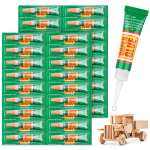 36 x 3g Super  Glue for All Purpose, Clear Cyanoacrylate Adhesive Instant Quick Dry Superglue Gel Tubes Bonding Plastic, Metal, Glass, Leather, , Rubber, , DIY Crafts Repair
