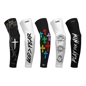 SLEEFS Faith Arm Sleeve Collection, Sports Arm Sleeve for Compression Support in Outdoor Activities, Arm Compression Sleeves