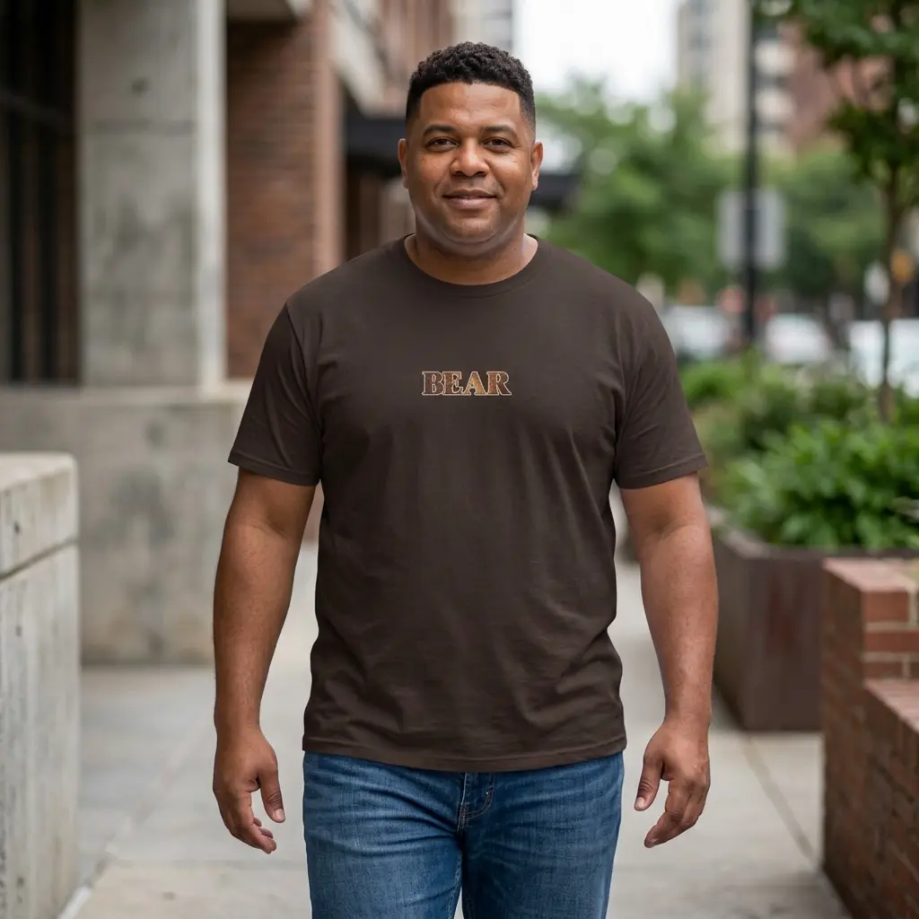 Bear Text Shirt | Proud Bear Tee