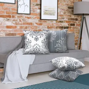 4pcs Throw Pillow Covers, 18''x18'', Multiple styles Modern Simple Square Pillow Case Cushion Cover for Sofa Couch Outdoor Living Room, home decoration (Only pillowcase, no pillow core)