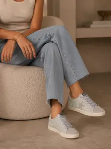 Joann Stylish Casual Rhinestone Star Footwear, Women's Shoe Trainers