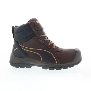 Puma Safety Tornado Soft Toe CTX Mid WP EH SR Mens Brown Work Boots