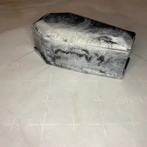 Resin coffin jewelry holder With Lid