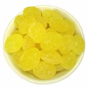 Claey's Sanded Lemon Drops Old Fashioned Hard Candy 2 pounds Sweet Snack Bonbon