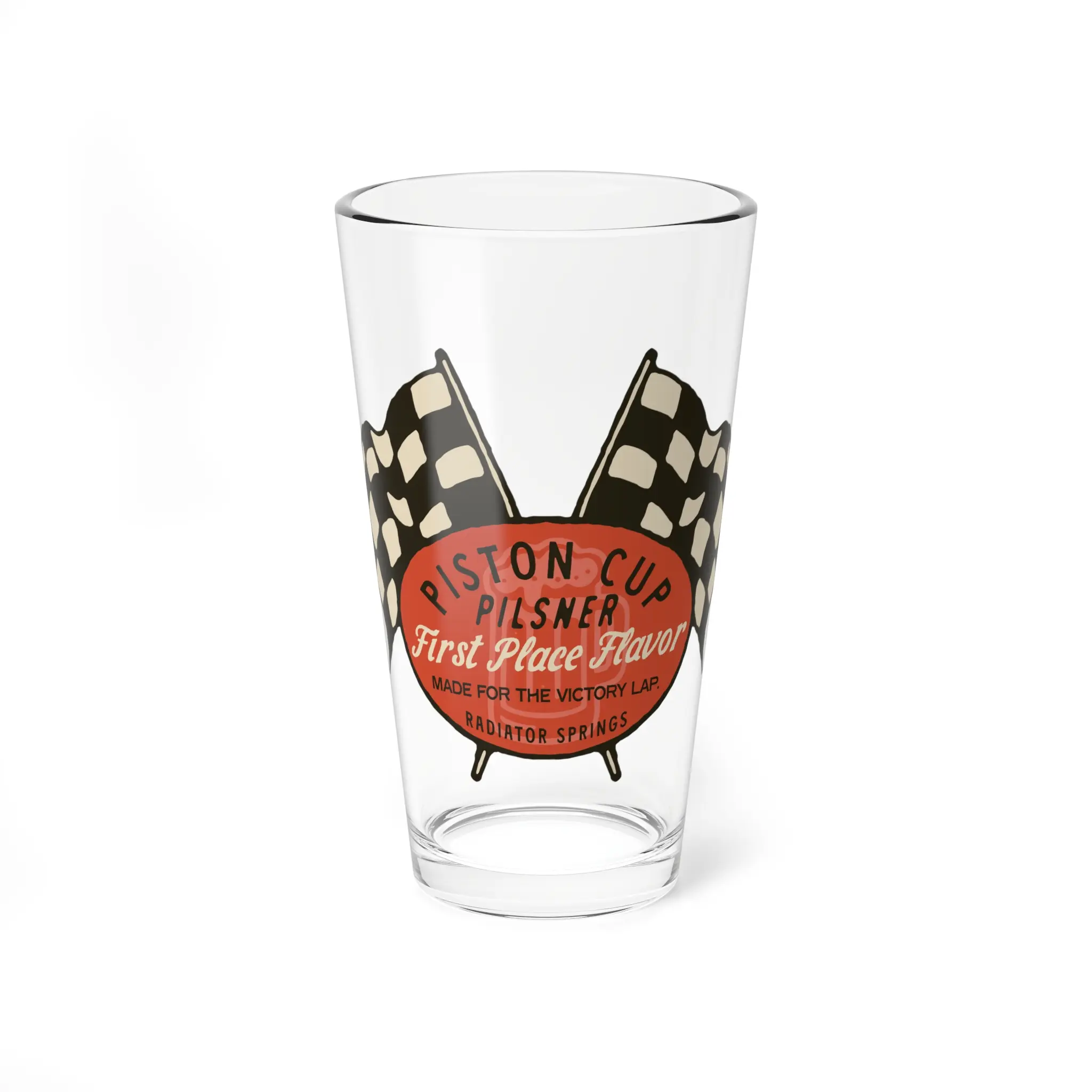 Piston Cup Pilsner Glass 16oz