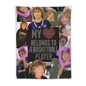 Nelson Celebrity And Decorations Stuff American Pink Flags Wall Funny Tapestry Hanging Neumann Merch for Dorm Bedroom Decorative Aesthetic Tapestries