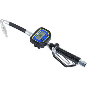 212 MAIN Goodyear TRI-18123522G 10 GPM Digital Oil Control Valve Dispensing Nozzle - Heavy Duty Aluminum, Digital Display, Flexible Spout, LCD Gauge Industrial Valve Nozzle