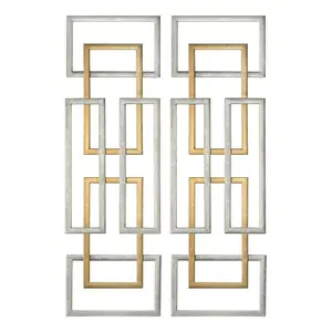 Aerin Metal Wall Panels, S/2