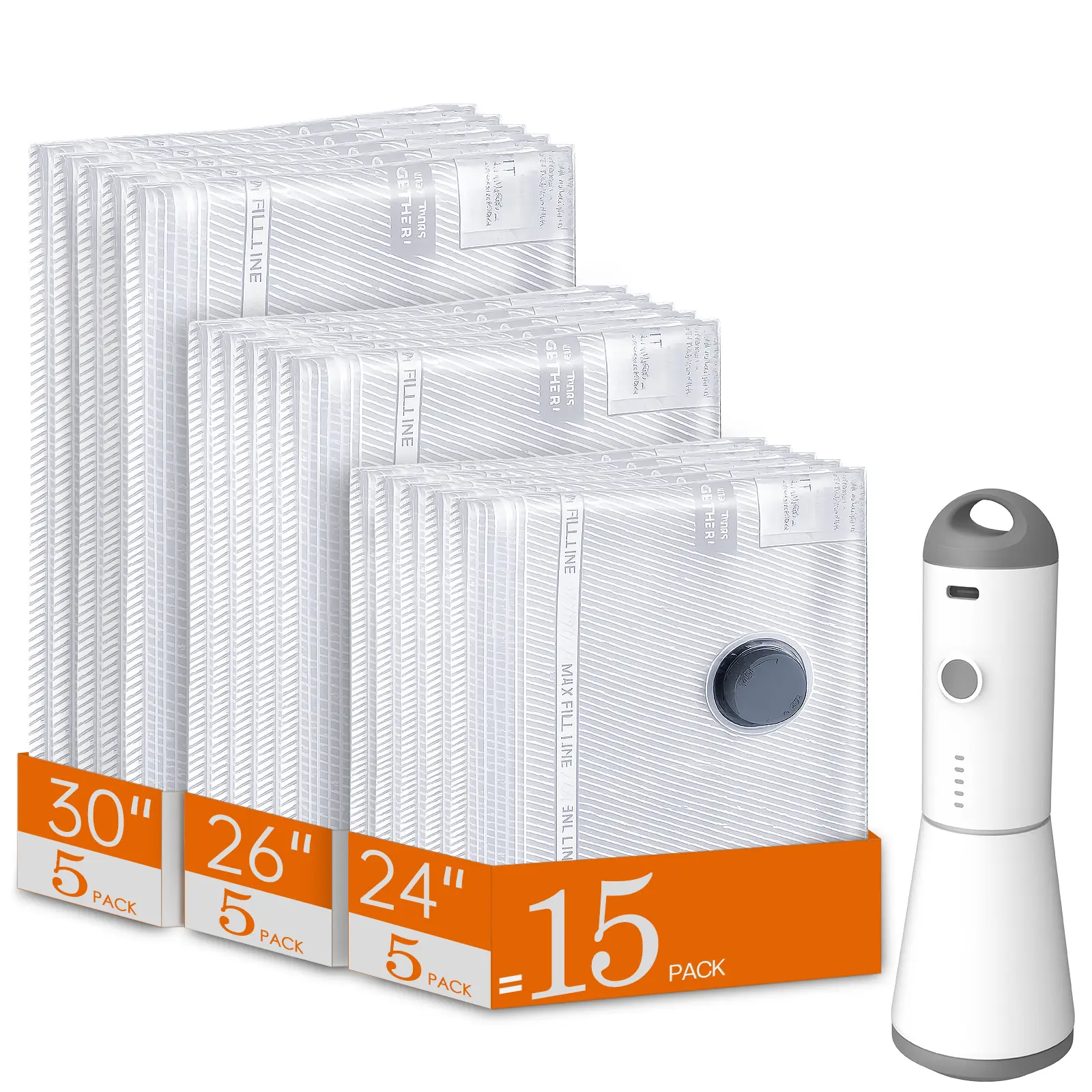 15 Pack + Wireless Electric Pump