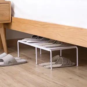 1pc Multi-Functional Extendable Storage Rack, Layered Shoe Shelf, Expandable Kitchen Spice Organizer, Space-Saving Home Shelving