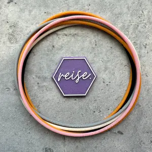 “Pencils Down” / reise. Silicone Stacking Bracelets / Moments Collection Stack / Multi-Colored