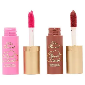 Too Faced Cloud Crush Whipped Lip & Cheek 2pk CandyCloud/Milk& Cookies