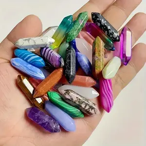 Healing Crystal Set Gemstones, Moldavite Crystal, Amethyst Crystal, Energy Meditation Crystals, Home Decor Relaxation Health Accessories, Unique Gift Idea