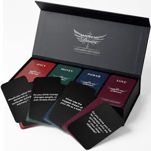 Conversation Starter Cards to Deepen Friendships and Break The ice – 176 Deep Questions for Couples, Friends, Party Game for Meaningful Conversations, Prompts for Deeper Connection