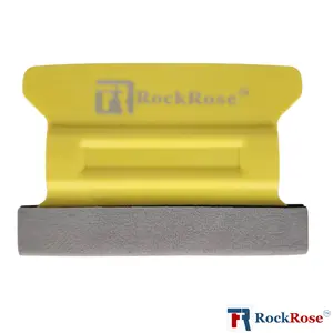 Yellow Wing Squeegee with Felt for Car Vinyl, Window Tint, and Paint Protection