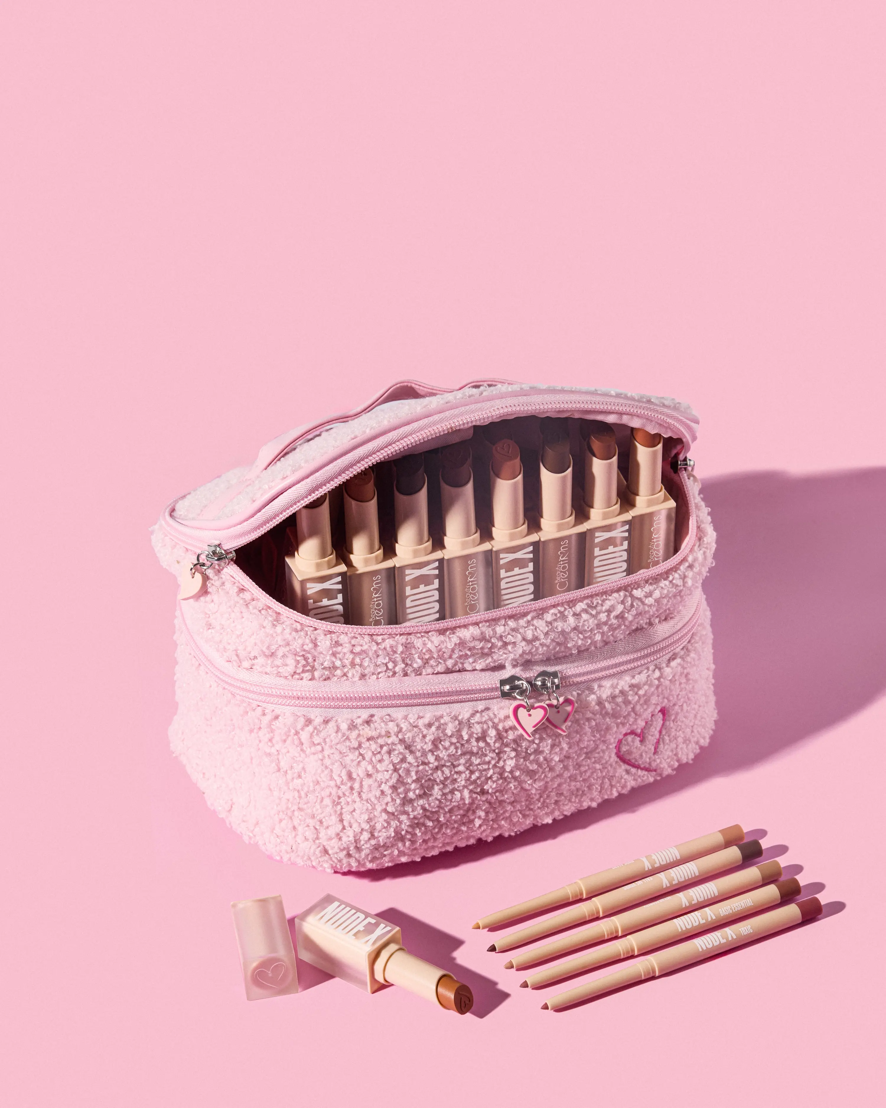 Beauty Creations Nude X Matte Lip Liner and Lipstick Complete Bundle Bag - Makeup Hydrating Cosmetic Color Beauty Creations Nude X Matte Lip Liner and Lipstick Complete Bundle Bag - Makeup Hydrating Cosmetic Color