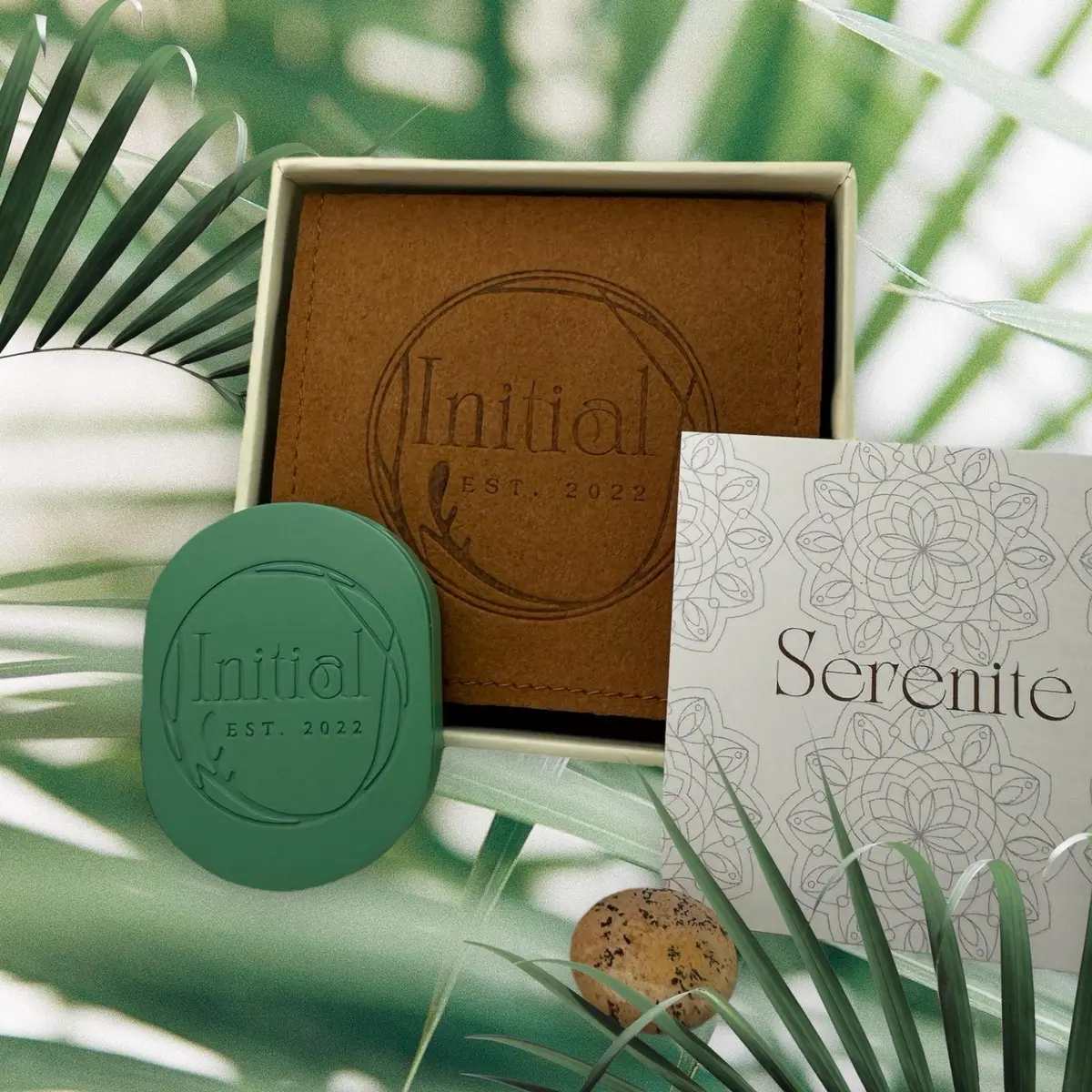 Initial Aromatherapy balm - solid fragrance - Sérénité scent