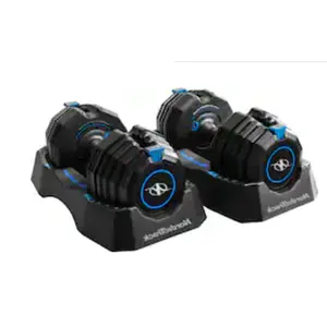 NordicTrack - 55 Lb. Select-A-Weight Dumbbell Set - Black