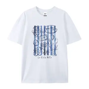 Fashion Print La Dolce Vita Coastal Seafood Graphic Tee, Italian Summer Aesthetic Comfort Outfit, Oversized Trendy Casual Top, Perfect Holiday Gift For Him Her Family Friends