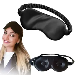 Mulberry Silk Sleep Mask – 3D Contoured Blackout Eye Mask with Adjustable Strap, No Pressure for Side Sleepers & Travel