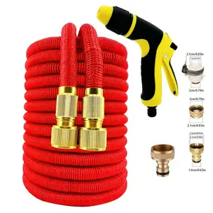 1pc Home Garden Hose, 3x Stretchable Tpe Car Wash Hose, Magic Extensible Water Pipe, Durable and Flexible Gardening Tool