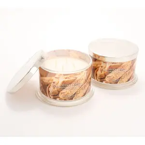 HomeWorx by Slatkin + Co. S/2 Toasted Almond Biscotti 18oz Candles