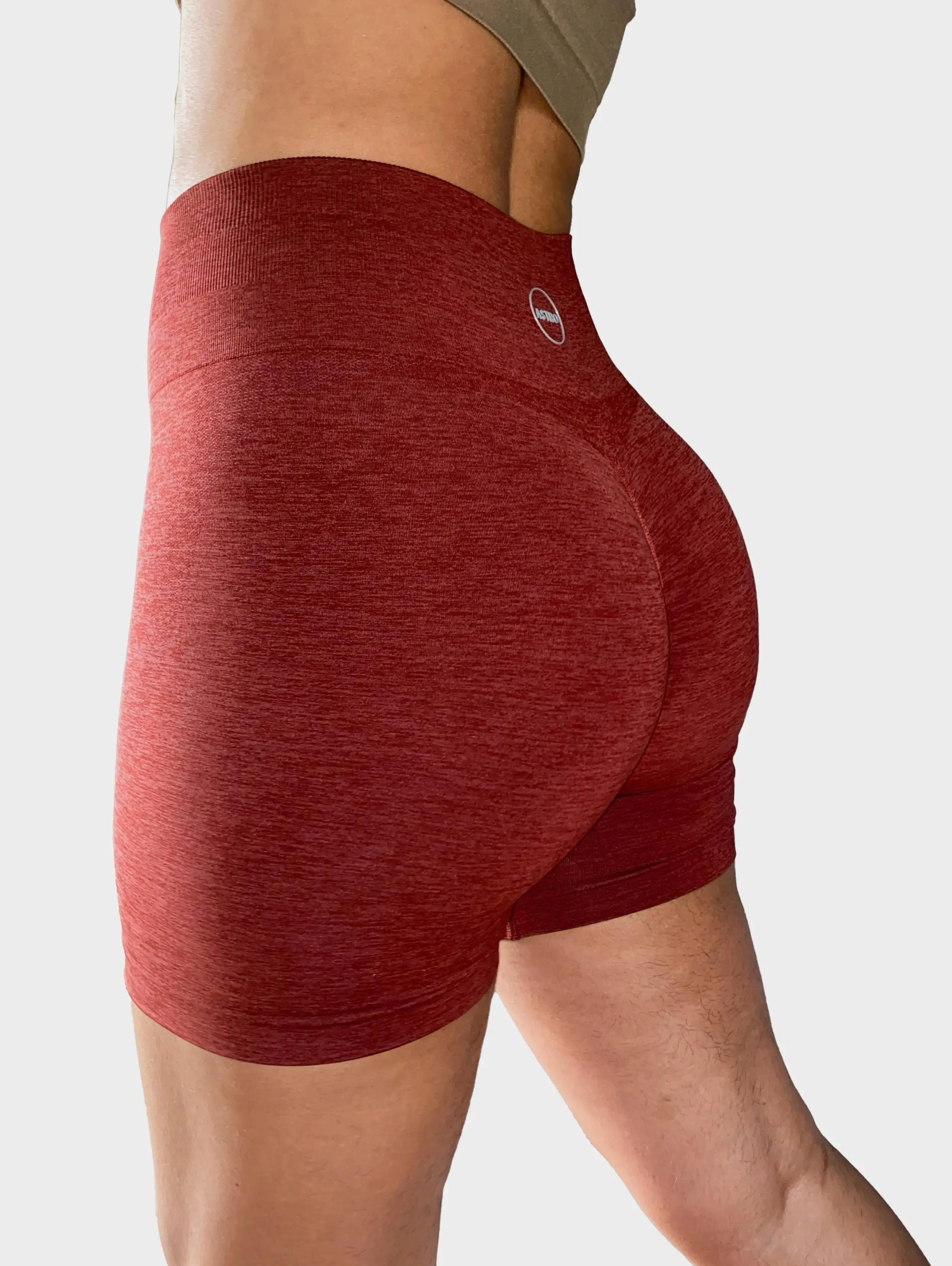 Astro Women's Seamless High Waisted Athletic Shorts