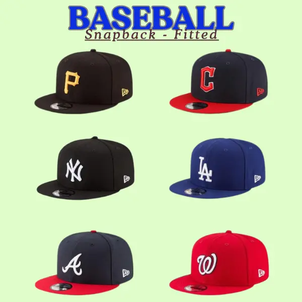New Era MLB LA Dodgers NY Yankees 9FIFTY 59FIFTY Premium Baseball Hat – Trendy Fitted Snapback Cap for Men Women, Adjustable Cotton Design, Stylish Embroidered Streetwear Accessory, Sports Travel Fashion, TikTok Shop USA 2026