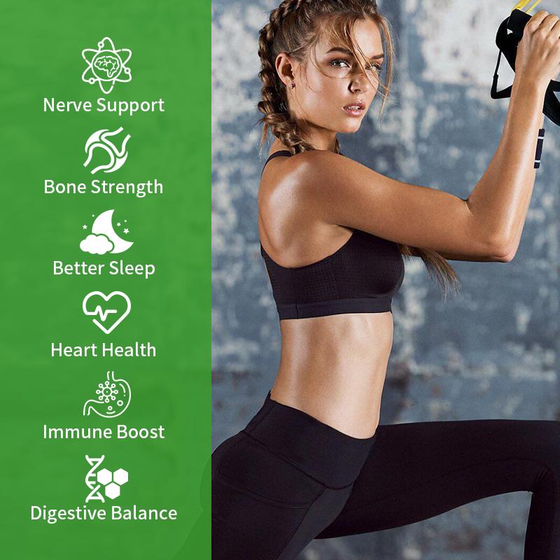 12-in-1 Essential Magnesium Complex 700mg, Supports Better Sleep & Stress Relief, Heart & Bone Health Support, High-Absorption Formula with Chrono-Mag Technology, 60 Capsules, Perfect Christmas Gift