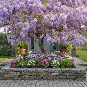 20 Purple Wisteria Tree Seeds – Elegant Wisteria Flower Vine Seeds for Garden Planting