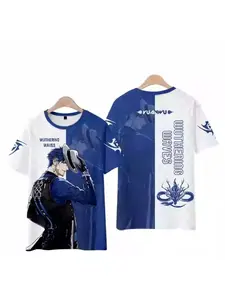 Wuthering Waves Cartethyia 3D Print T-shirts Summer Men Women Short Sleeve O-Neck T Shirt Top Harajuku Y2k Anime Cosplay Costume