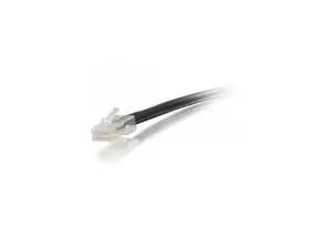 C2G 04125 Cat6 Cable - Non-Booted Unshielded Ethernet Network Patch Cable, Black (100 Feet, 30.48 Meters)