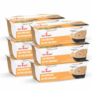 Eat Regal Gourmet Egg Fried Rice 2 Individual Cups Pack of 6 Ready to Eat Instant Food for All Ages Instant
