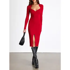 Lulus Adoring Me Black Ribbed Long Sleeve Midi Sweater Dress outfits Mesh Tropical Leopard Tube