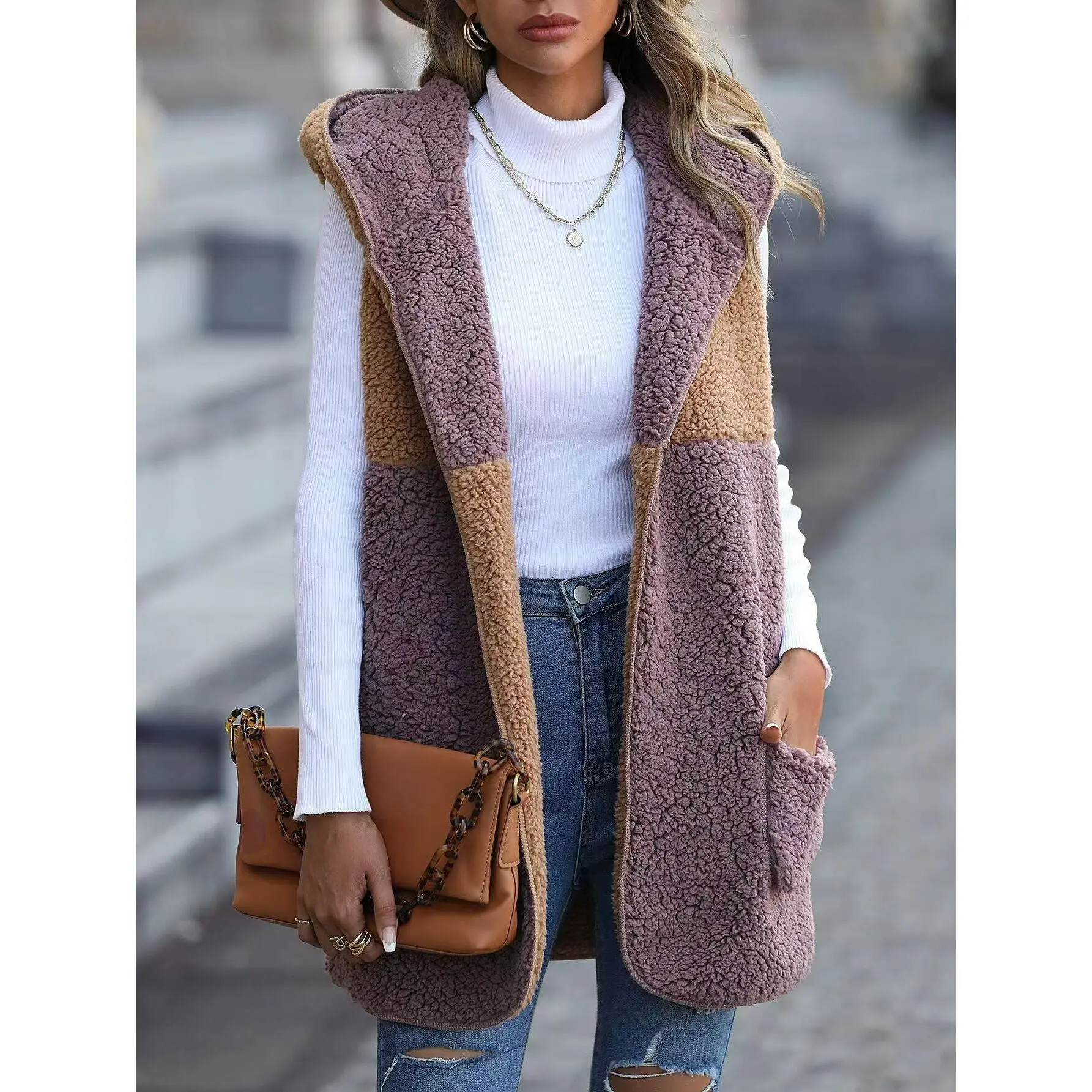 Sherpa reversible vest