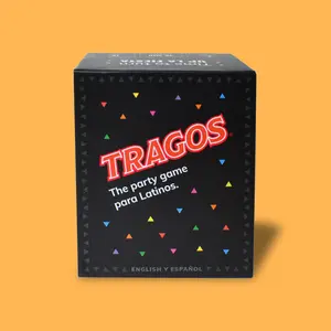 Tragos Latino Party Card Game | Bilingual [Englishand Spanish] 220 Cards - Juego de Mesa para Latinos