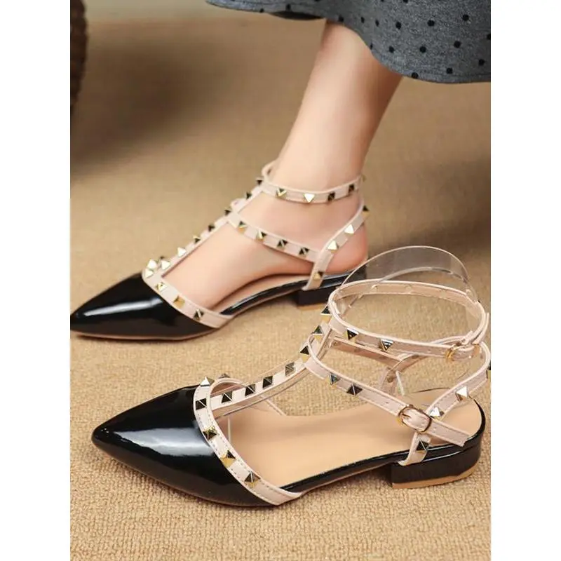 Women'sFashionableStuddedDecoratedPointedToeHeeledSandals,ElegantTransparentHighHeelSandalsforParty,DailyClothingDecorforWomen&Girls,WalkingShoes